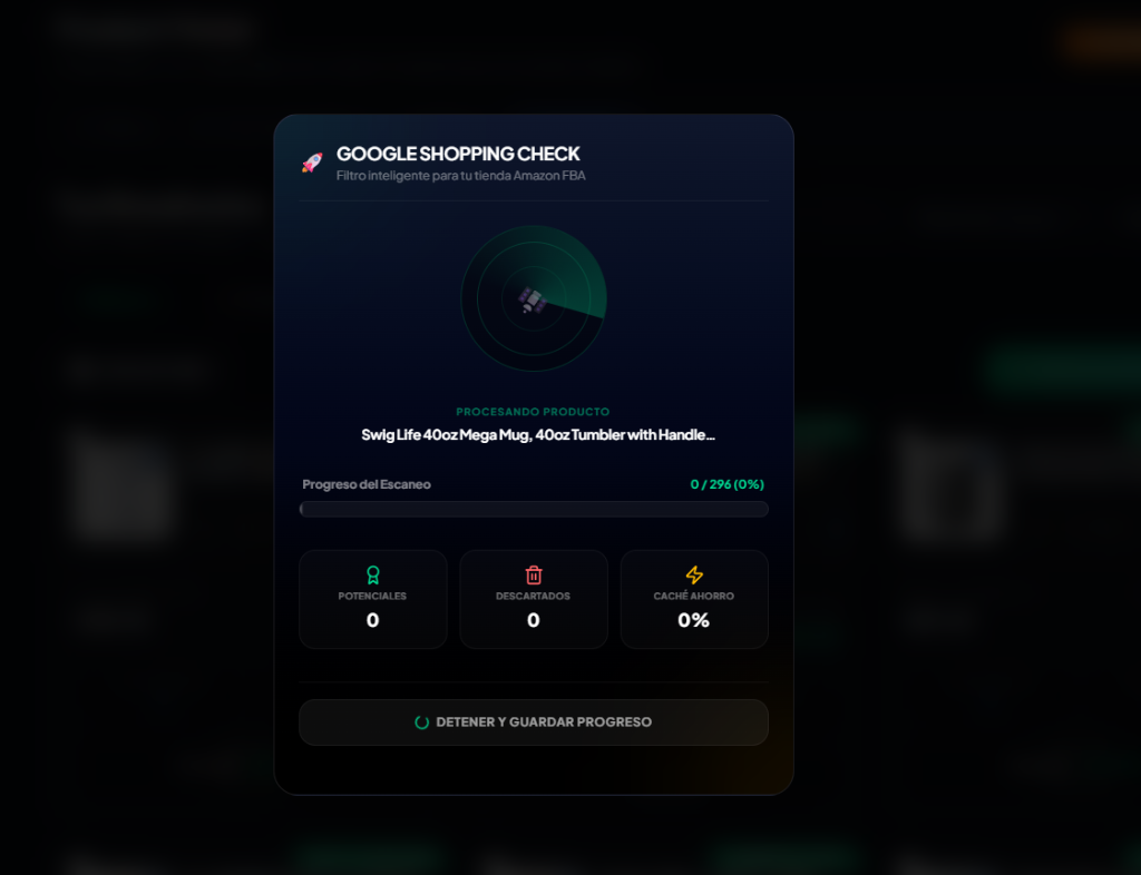 Google Shopping Check Radar